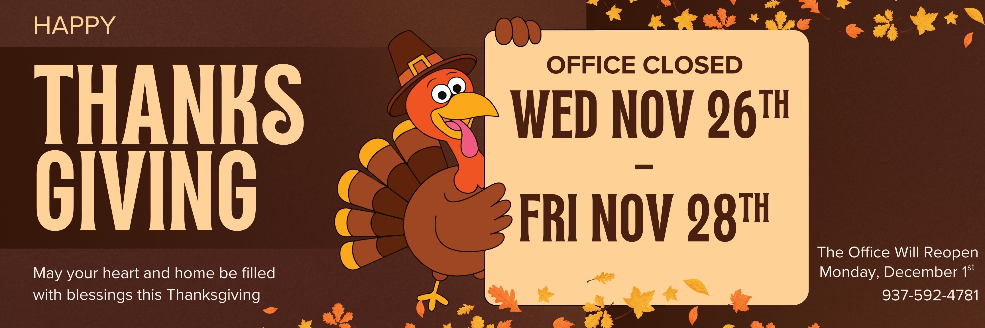 Thanksgiving Closure